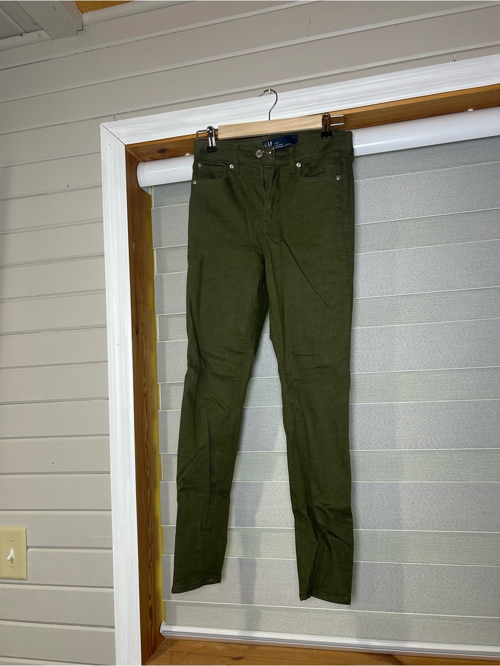 GAP Olive Green Skinny Pants